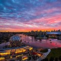 Vancouver BC Sunset Wallpaper