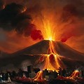 Vesuvius Volcano Eruption
