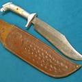 Vintage Hunting Knife with Eagle Head