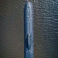 Virginia Class Submarine Overhead View