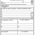 Visual Note Taking Template for Kids