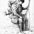 WW1 British Soldier Drawing