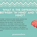 What Does Mind Mean