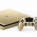 White and Gold PS4 Slim