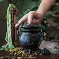 Wiccan Cauldron with Lid