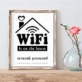 Wifi Password Guest Room Sign
