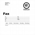 Windows Fax Cover Sheet