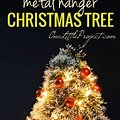 Wire Hanger Christmas Tree Craft