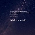 Wishing On a Shooting Star Quote