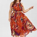 Women's Plus Size Floral Dresses