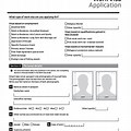 Work Visa Application Form