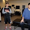 Yao Ming and Jeremy Lin