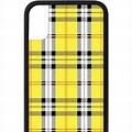 Yellow Plaid Phone Case iPhone XS Max
