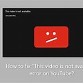 YouTube This Video Is Not Available iPad