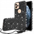 iPhone 11 Pro Max Black Glitter Phone Case