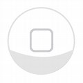 iPhone Home Button White PNG