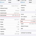 iPhone IMEI Device Model Number Location