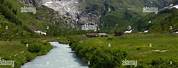 Rhone Fluss Wallis Schweiz