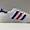 Adidas White Shoes with Red Line