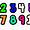 Transparent PNG Numbers 1 to 10