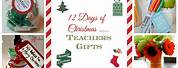 12 Days of Christmas Gifts for Teachers