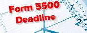 5500 Deadline Chart