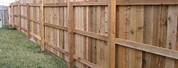 6 Foot Wood Privacy Fence