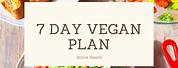 7-Day Vegan Meal Plan Printable