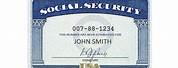 A Social Security Account Number Card
