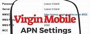 APN Settings of Virgin Mobile