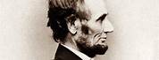 Abraham Lincoln Side Profile Picture with Hat