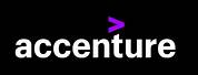 Accenture Logo Black Background Purple