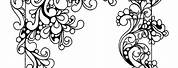 Adult Coloring Page Border