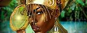 African Goddess Clip Art