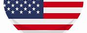 American Flag Heart Transparent Background