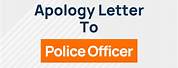 Apology Letter to Police Officer