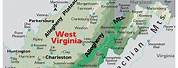 Appalachian Mountains West Virginia Map