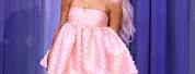 Ariana Grande Blue and Pink Hair Outfits