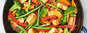 Asian Vegetables Stir-Fry Tofu