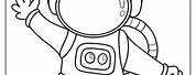 Astronaut Coloring Pages PDF