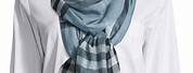 Baby Blue Burberry Scarf