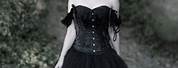 Ball Gown Wedding Dresses with Corset Top Gothic
