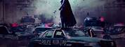 Batman On Cop Car Background