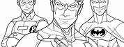Batman Robin and Nightwing Coloring Pages