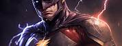 Batman X Flash Fusion Art Wallpaper