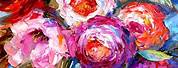 Beautiful Abstract Flower Painting