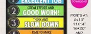 Behavior Chart Classroom Rules