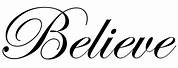 Believe Clip Art No Background