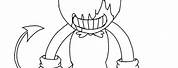 Bendy Ink Demon Coloring Pages