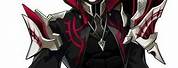 Black and Red Armor Anime